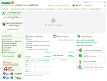 Tablet Screenshot of cemig.infoinvest.com.br